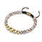 Fossiler Jaspis | Gold | Balance Edelstein Makramee Armband